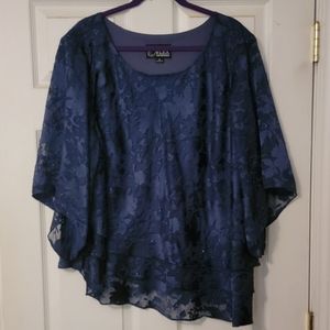 Women's Alex Evenings 3x top and pants